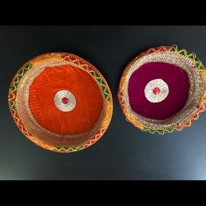 Indian decorative cloth bowls